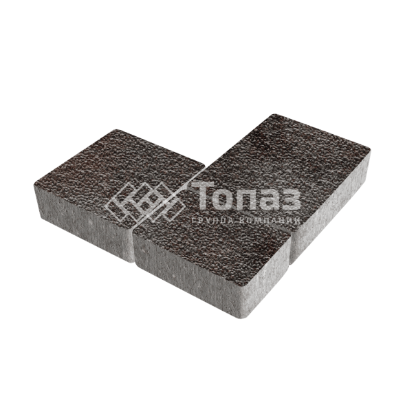 Тротуарная плитка Новый город, мокко с мраморной крошкой, 4 см