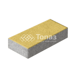 Тротуарная плитка 600х300х60, желтая