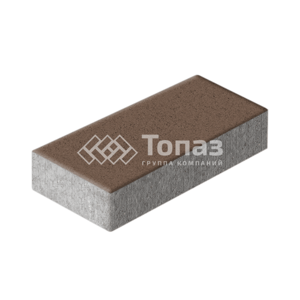 Тротуарная плитка 600х300х60, коричневая