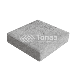 Тротуарная плитка Квадрат 200х200х40, серо-белая