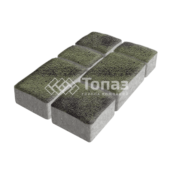 Тротуарная плитка Старый город, янтарь на камне, 4 см