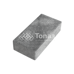 Тротуарная плитка 200х100х60, антрацит на камне