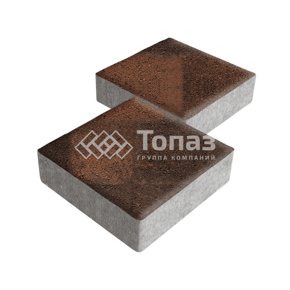 Тротуарная плитка Квадрат 200х200х40, сорренто