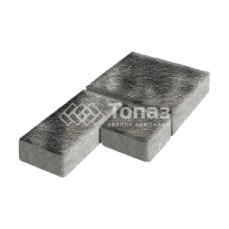 Тротуарная плитка Рубико, стоун с гранитной крошкой, 4 см