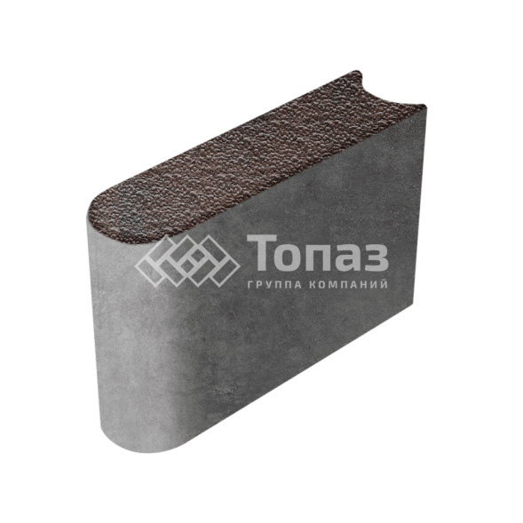 Камень бортовой БРШ 50.20.8, клинкер с мраморной крошкой