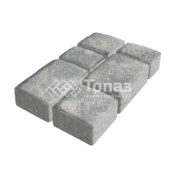 Тротуарная плитка Старый город, аква, 6 см