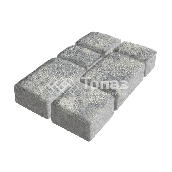 Тротуарная плитка Старый город, аква, 6 см