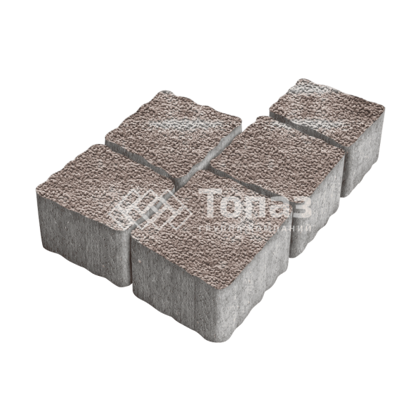 Тротуарная плитка Антик, авантюр на камне, 4 см