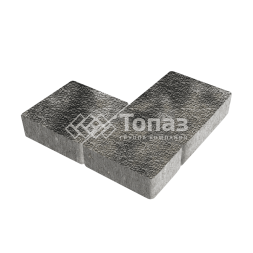 Тротуарная плитка Новый город, стоун с мраморной крошкой, 4 см