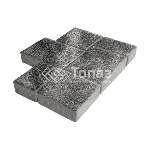 Тротуарная плитка Новый город, стоун с мраморной крошкой, 4 см