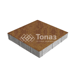 Тротуарная плитка Квадрат 500х500х70, листопад