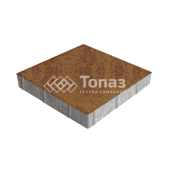 Тротуарная плитка Квадрат 500х500х70, листопад