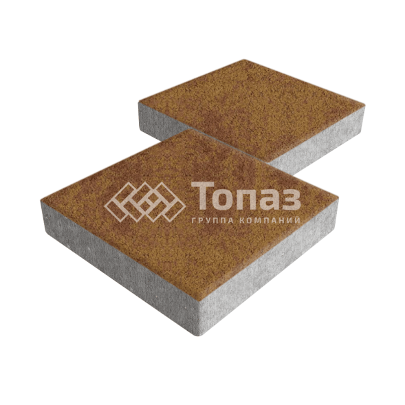 Тротуарная плитка Квадрат 500х500х70, листопад