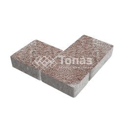 Тротуарная плитка Новый город, хаски с мраморной крошкой, 4 см