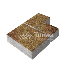 Тротуарная плитка Бергамо, каир с мраморной крошкой, 6 см