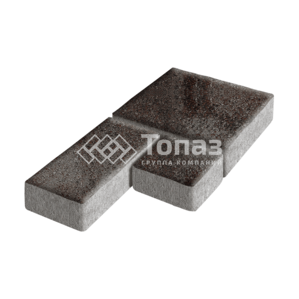 Тротуарная плитка Рубико, мокко, 6 см