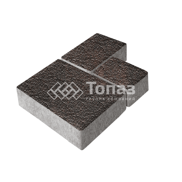 Тротуарная плитка Бергамо, кармен с мраморной крошкой, 6 см