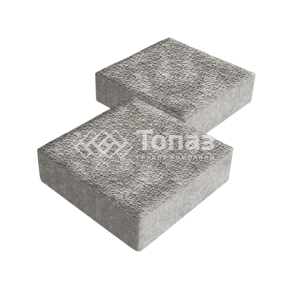 Тротуарная плитка Квадрат 200х200х60, неаполь с мраморной крошкой 