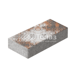 Тротуарная плитка 600х300х60, агат оранжевый