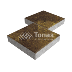 Тротуарная плитка Квадрат 500х500х70, осень