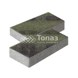 Тротуарная плитка 600х300х60, янтарь на камне