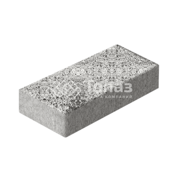 Тротуарная плитка 600х300х60, аляска белая