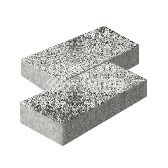 Тротуарная плитка 600х300х60, аляска белая