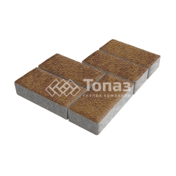 Тротуарная плитка 200х100х60, листопад на камне