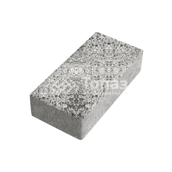 Тротуарная плитка 200х100х80, аляска белая