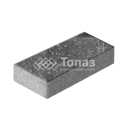 Тротуарная плитка 600х300х60, аляска черная