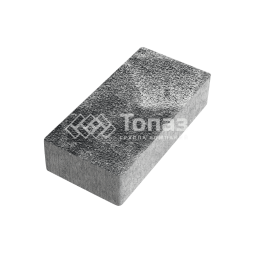 Тротуарная плитка 200х100х40, черно-белая с мраморной крошкой 