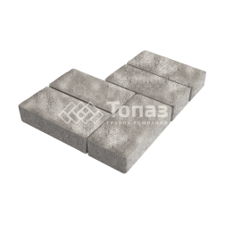 Тротуарная плитка 200х100х40, неаполь 