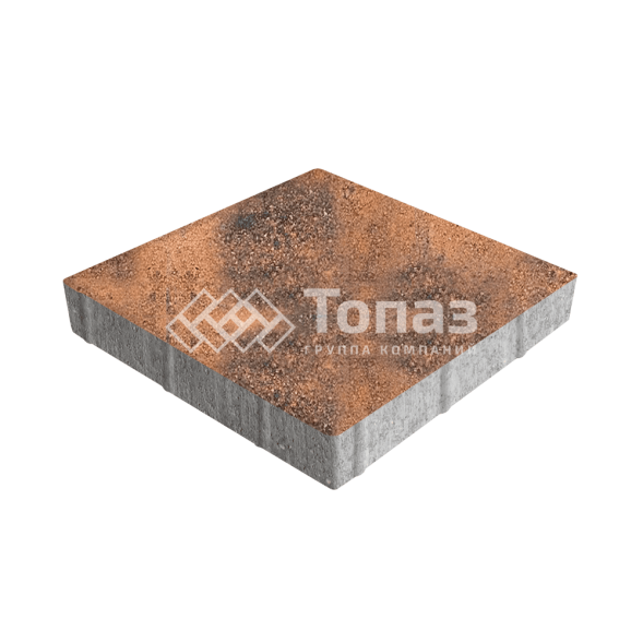 Тротуарная плитка Квадрат 500х500х70, сомон