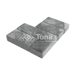 Тротуарная плитка 200х100х80, антрацит