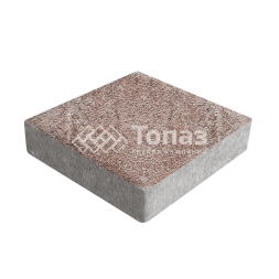 Тротуарная плитка Квадрат 200х200х60, хаски на камне