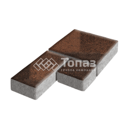 Тротуарная плитка Рубико, сорренто, 6 см