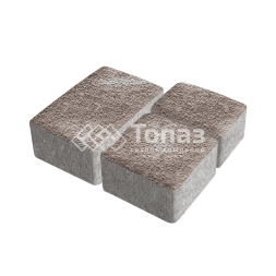 Тротуарная плитка Старый город, авантюр с гранитной крошкой, 6 см