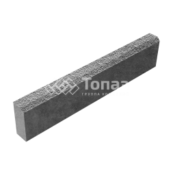 Камень бортовой БР 100.20.8, серо-белый с мраморной крошкой