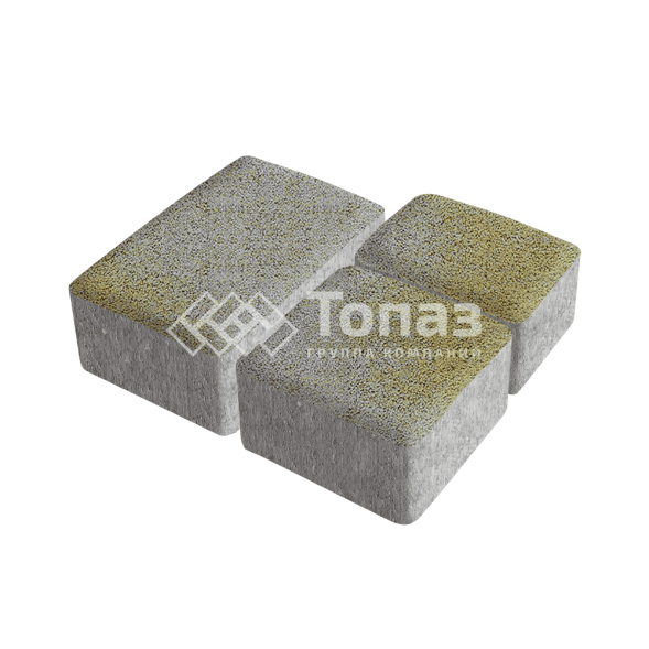 Тротуарная плитка Старый город, меланж, 4 см