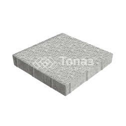 Тротуарная плитка Квадрат 500х500х70, белая с мраморной крошкой