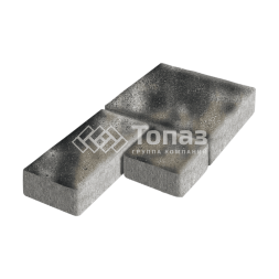 Тротуарная плитка Рубико, стоун, 6 см