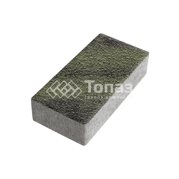 Тротуарная плитка 200х100х40, янтарь с мраморной крошкой