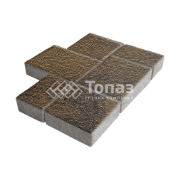 Тротуарная плитка Новый город, арабская ночь с гранитной крошкой, 8 см