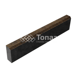 Камень бортовой БР 100.20.8, арабская ночь с гранитной крошкой, черное основание