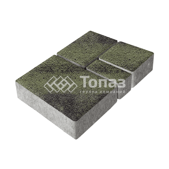 Тротуарная плитка Мюнхен, янтарь на камне, 4 см