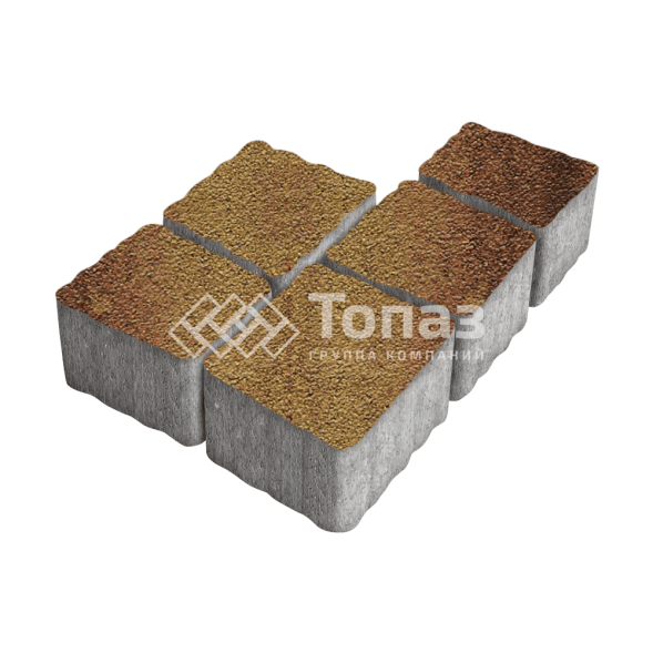 Тротуарная плитка Антик, каир на камне, 4 см