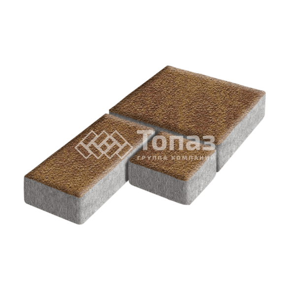 Тротуарная плитка Рубико, листопад на камне, 4 см