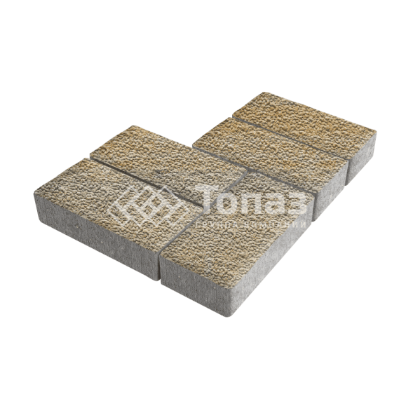 Тротуарная плитка 200х100х80, особая серия с мраморной крошкой