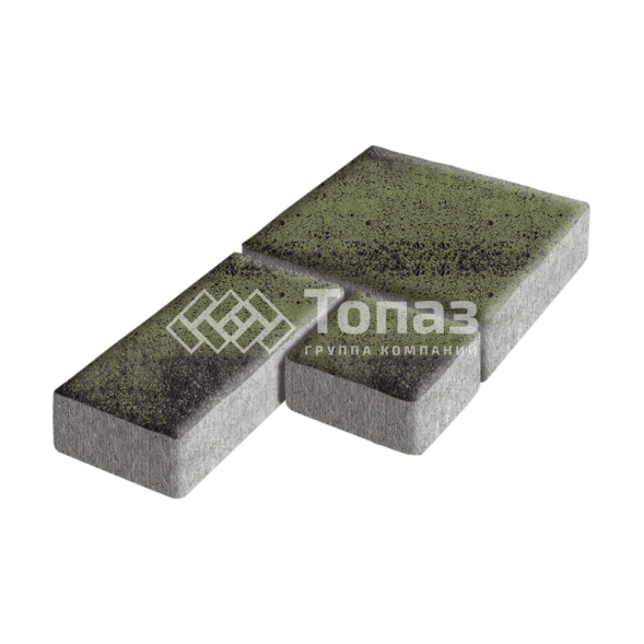 Тротуарная плитка Рубико, янтарь, 6 см