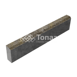 Камень бортовой БР 100.20.8, степь с мраморной крошкой